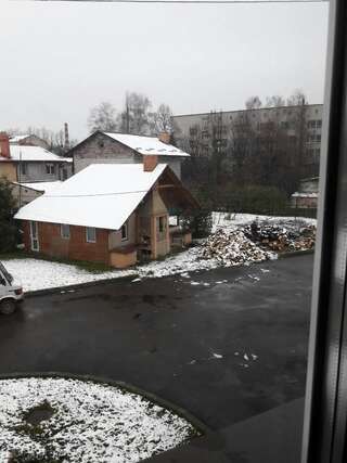 Хостелы Hostel Lubin Львов Спальное место на двухъярусной кровати в общем номере для мужчин и женщин-3